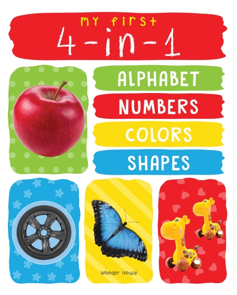 Cover image for book My First 4 In 1: Alphabet, Numbers, Colors, Shapes