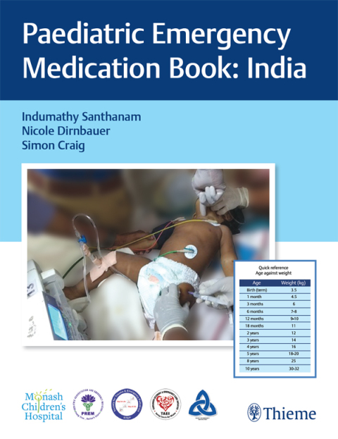 Cover image for book Paediatric Emergency Medication Book: India