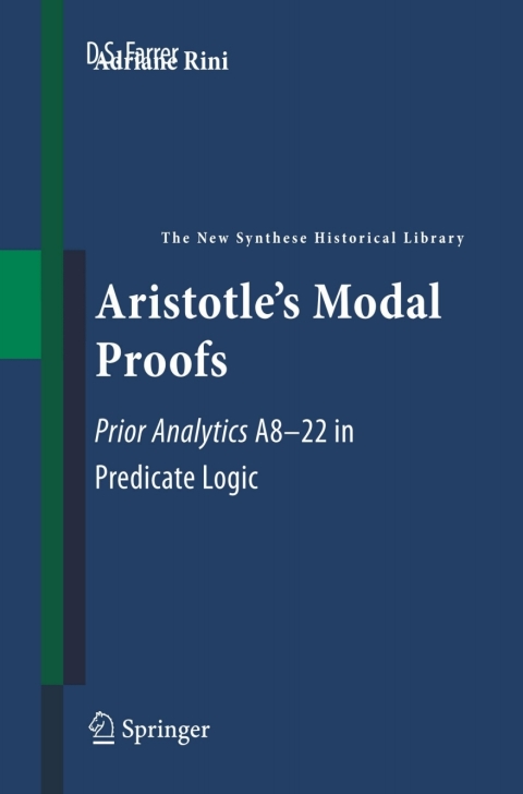 Cover image for book Aristotle's Modal Proofs