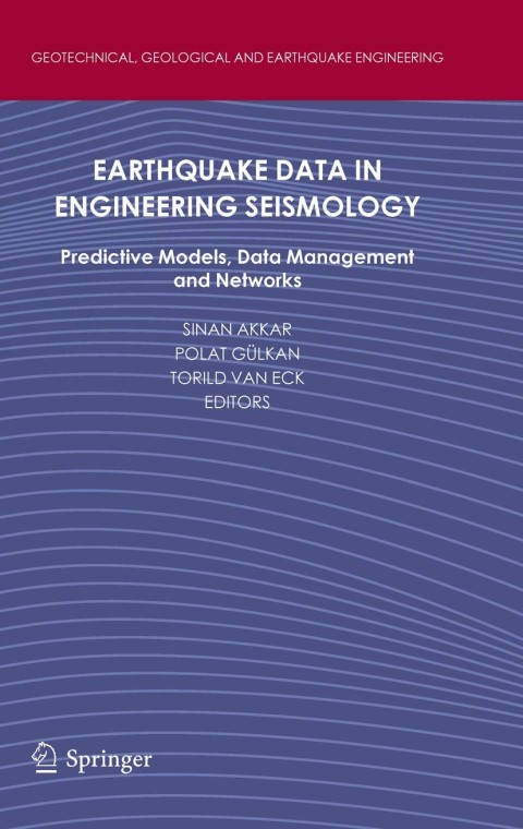 Cover image for book Earthquake Data in Engineering Seismology