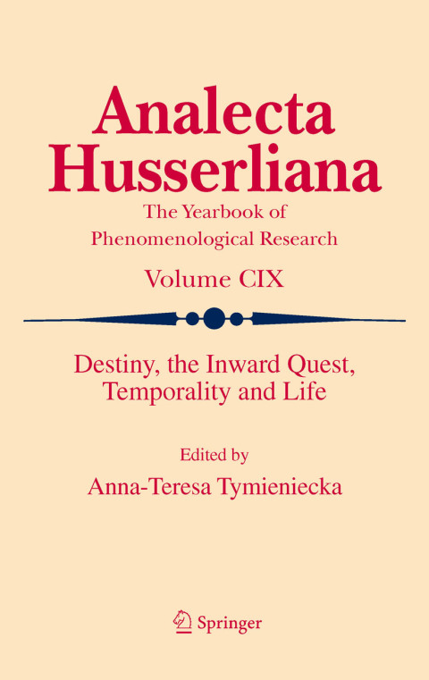 Cover image for book Destiny, the Inward Quest, Temporality and Life