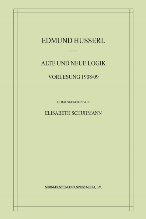 Cover image for book Alte und Neue Logik