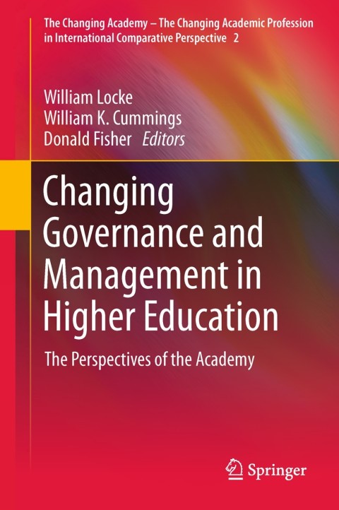 Cover image for book Changing Governance and Management in Higher Education