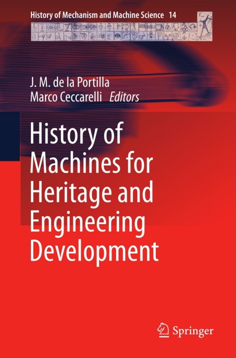 Cover image for book History of Machines for Heritage and Engineering Development