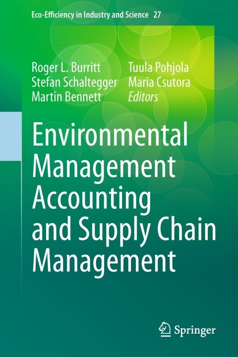 Cover image for book Environmental Management Accounting and Supply Chain Management
