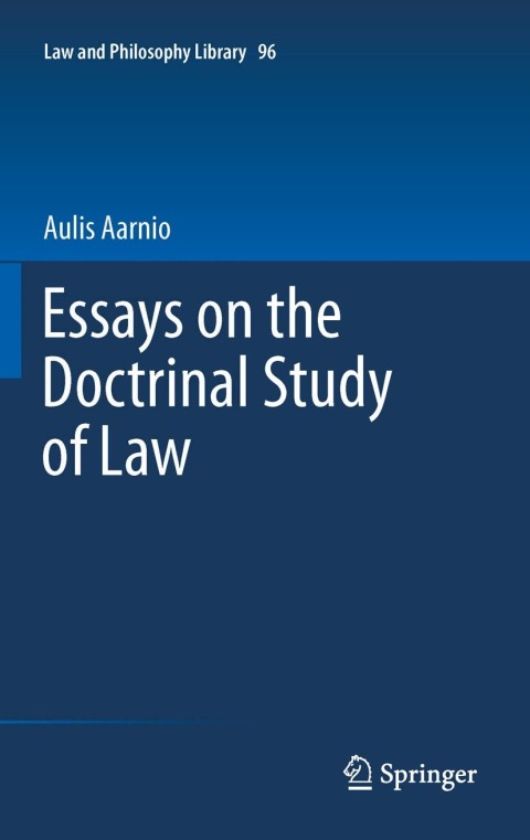 Cover image for book Essays on the Doctrinal Study of Law