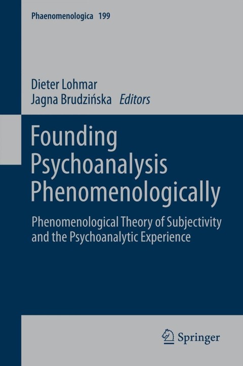 Cover image for book Founding Psychoanalysis Phenomenologically