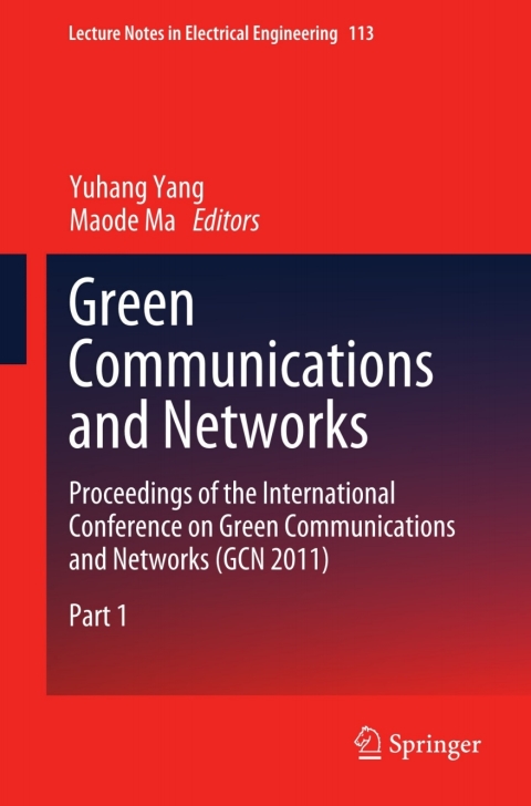 Cover image for book Green Communications and Networks