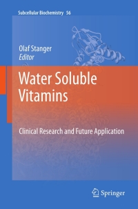 Cover image: Water Soluble Vitamins 9789400721982