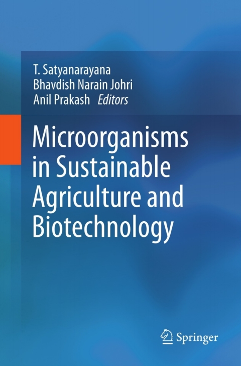 Cover image for book Microorganisms in Sustainable Agriculture and Biotechnology