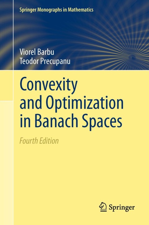 Cover image for book Convexity and Optimization in Banach Spaces