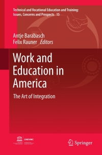 Cover image: Work and Education in America 9789400722712