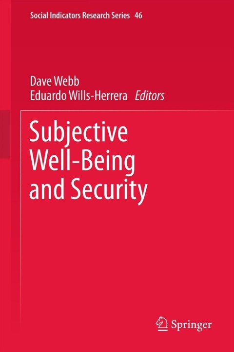 Cover image for book Subjective Well-Being and Security