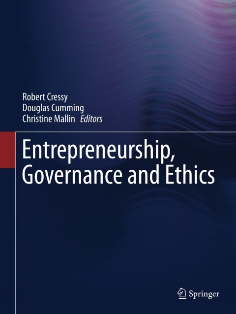 Cover image for book Entrepreneurship, Governance and Ethics