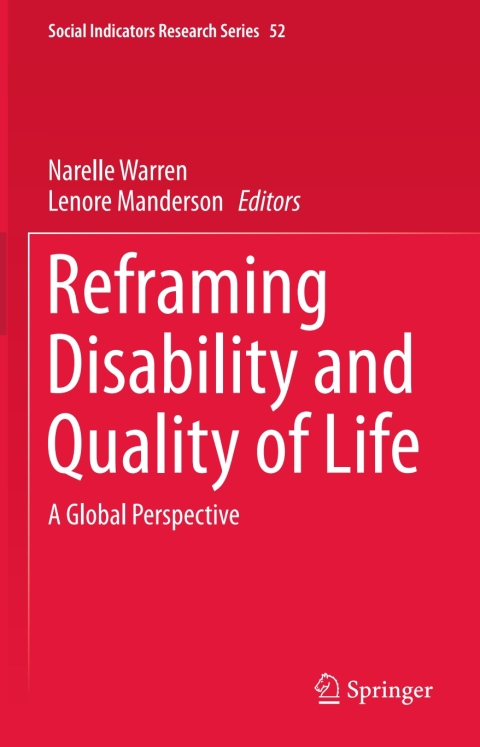 Cover image for book Reframing Disability and Quality of Life