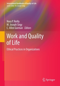 صورة الغلاف: Work and Quality of Life 9789400740587