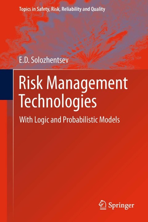 Cover image for book Risk Management Technologies