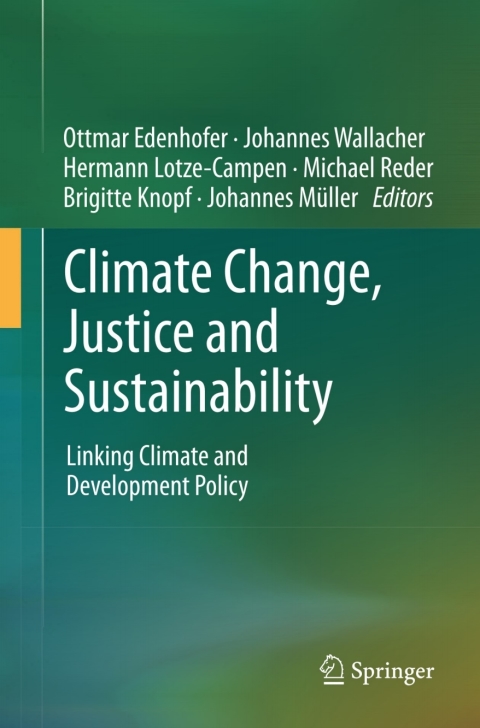 Cover image for book Climate Change, Justice and Sustainability