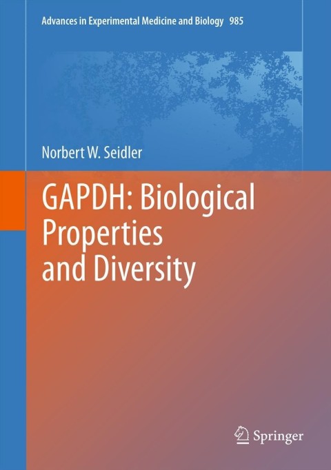 Cover image for book GAPDH: Biological Properties and Diversity