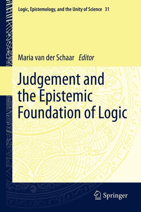 Cover image for book Judgement and the Epistemic Foundation of Logic