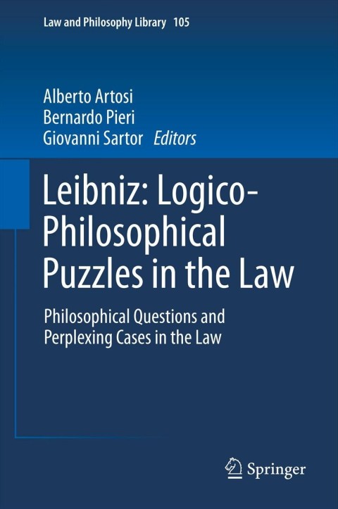 Cover image for book Leibniz: Logico-Philosophical Puzzles in the Law