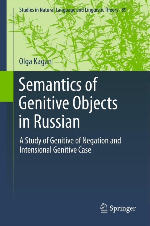 Cover image for book Semantics of Genitive Objects in Russian