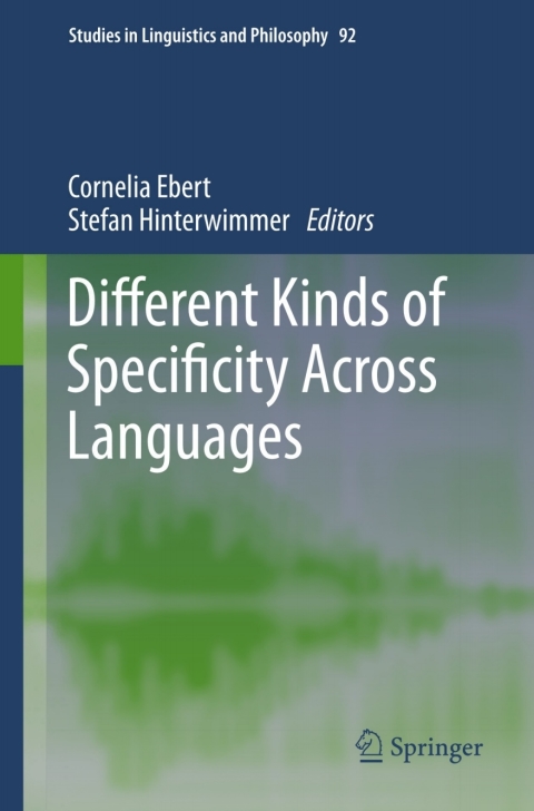 Cover image for book Different Kinds of Specificity Across Languages