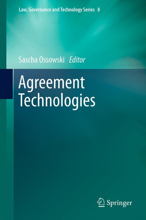 Cover image for book Agreement Technologies