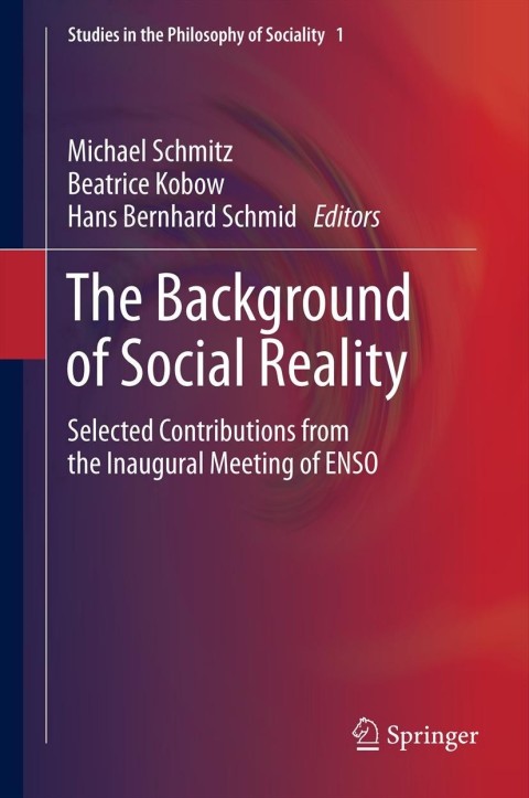 Cover image for book The Background of Social Reality