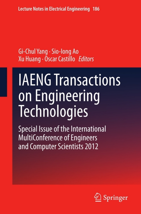 Cover image for book IAENG Transactions on Engineering Technologies
