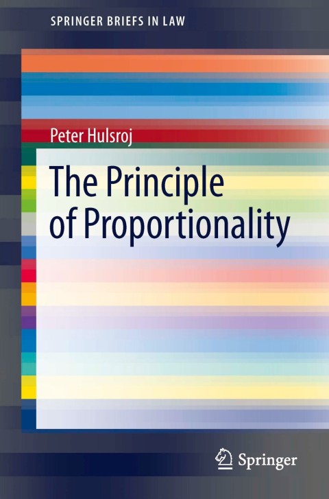 Cover image for book The Principle of Proportionality