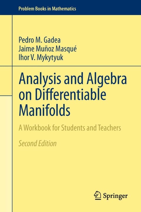 Cover image for book Analysis and Algebra on Differentiable Manifolds