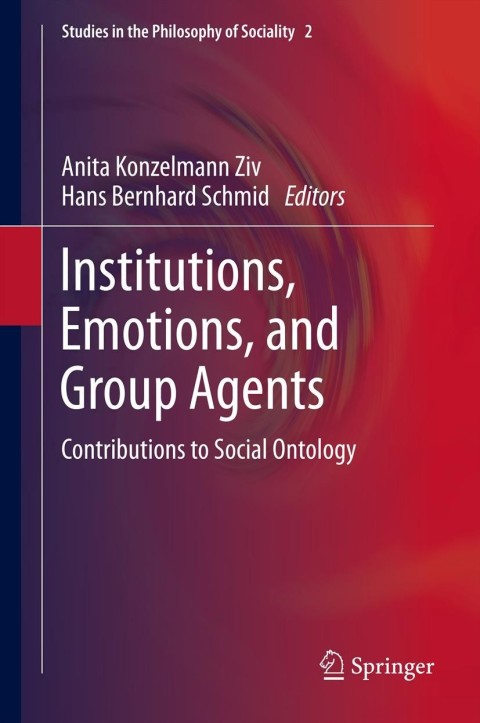Cover image for book Institutions, Emotions, and Group Agents