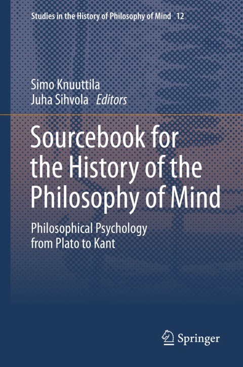 Cover image for book Sourcebook for the History of the Philosophy of Mind