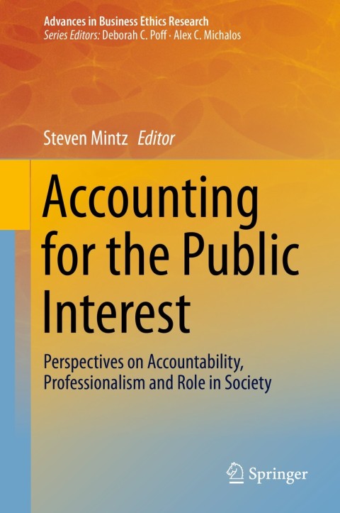 Cover image for book Accounting for the Public Interest
