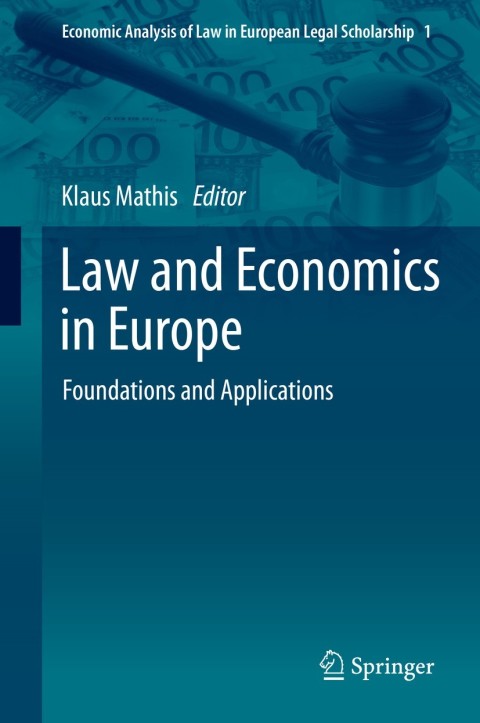 Cover image for book Law and Economics in Europe