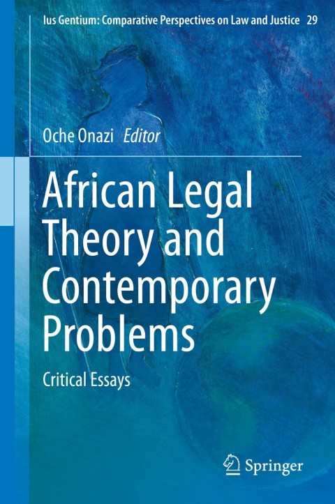 Cover image for book African Legal Theory and Contemporary Problems
