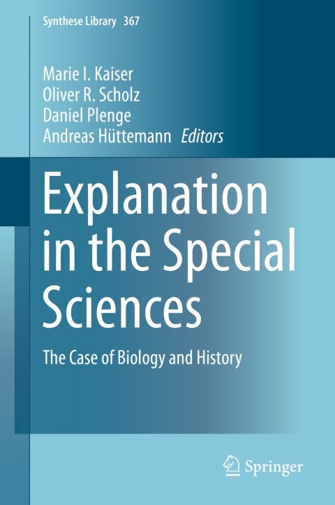 Cover image for book Explanation in the Special Sciences