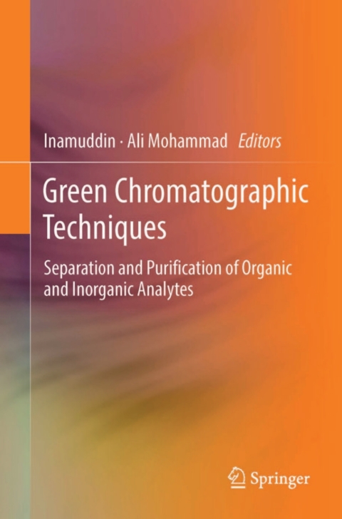 Cover image for book Green Chromatographic Techniques