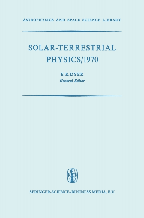 Cover image for book Solar-Terrestrial Physics/1970