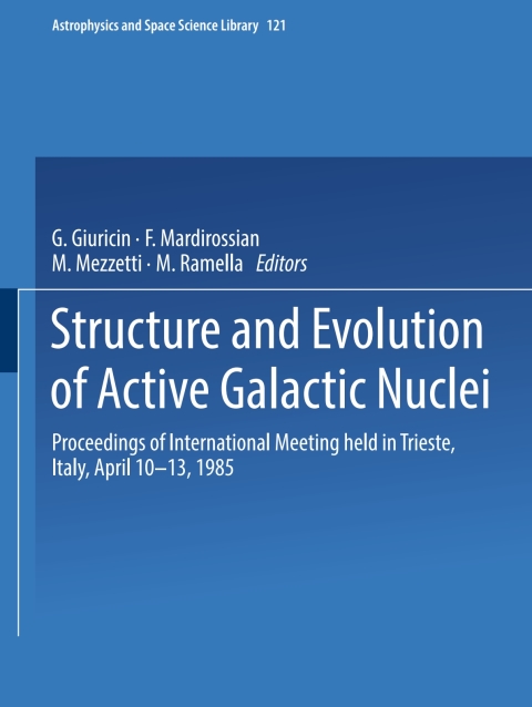 Cover image for book Structure and Evolution of Active Galactic Nuclei