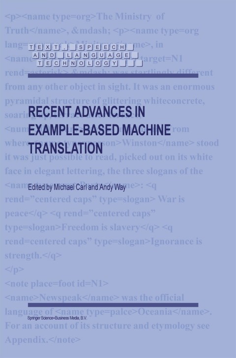 Cover image for book Recent Advances in Example-Based Machine Translation