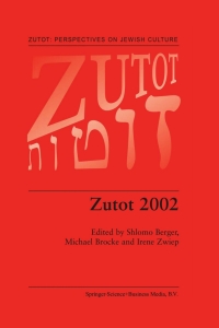 صورة الغلاف: Zutot 2002 1st edition 9781402013249