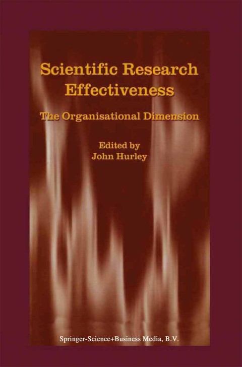 Cover image for book Scientific Research Effectiveness