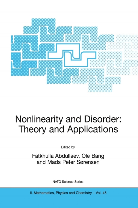 Cover image for book Nonlinearity and Disorder: Theory and Applications