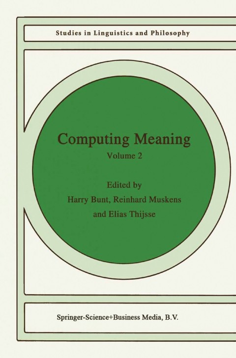 Cover image for book Computing Meaning