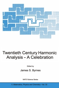 صورة الغلاف: Twentieth Century Harmonic Analysis 1st edition 9789401006620