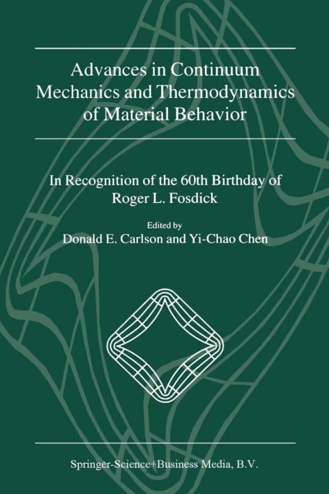 Cover image for book Advances in Continuum Mechanics and Thermodynamics of Material Behavior