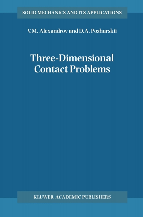 Cover image for book Three-Dimensional Contact Problems