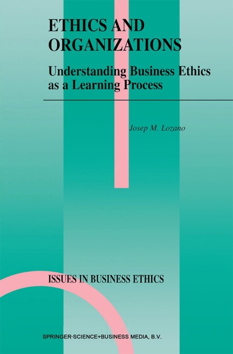 Cover image for book Ethics and Organizations